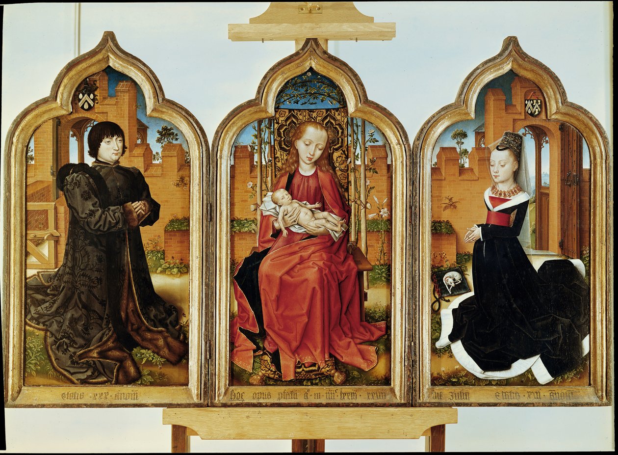 Drieluik van Jean de Witte door Flemish School