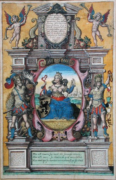 Allegorie van de stad Antwerpen door Flemish School