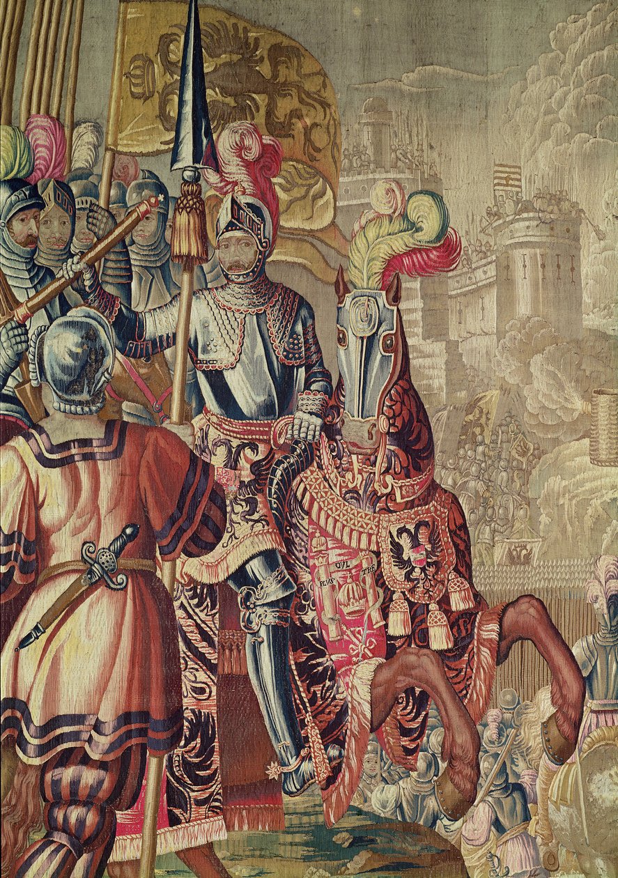 (detail) Karel V door Flemish School