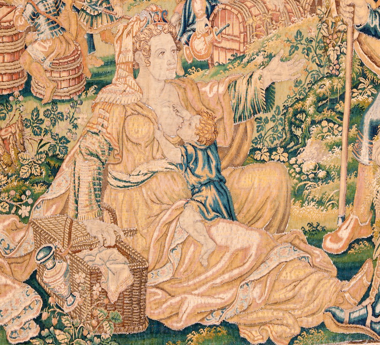 Vlaamse wandtapijt. Serie Het Boek van Judith. De onthoofding van Holofernes door Flemish School