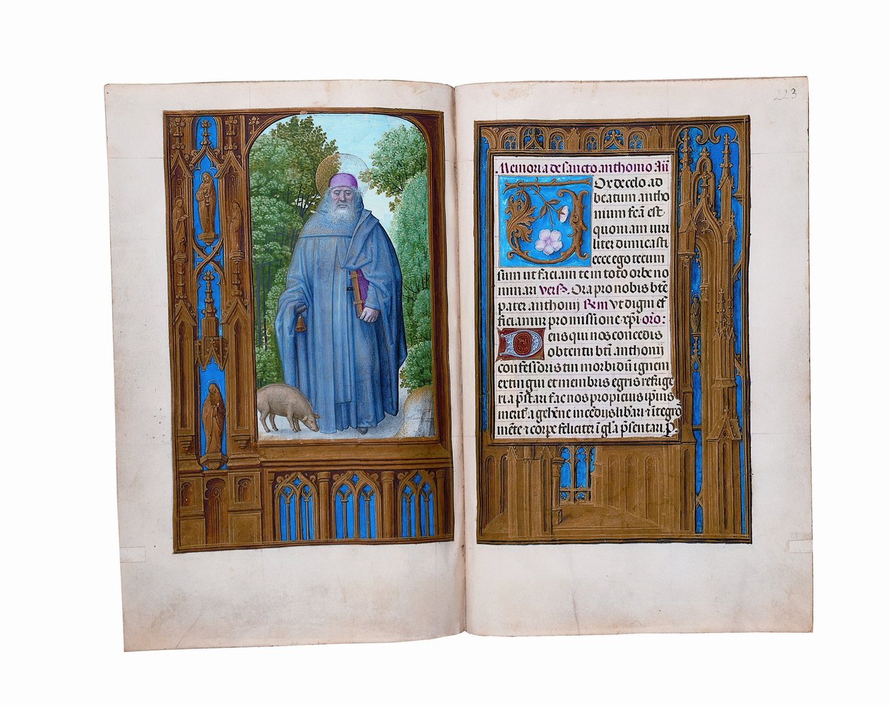 Folios uit het Rothschild Getijdenboek, Gent of Brugge, ca. 1505 door Flemish School