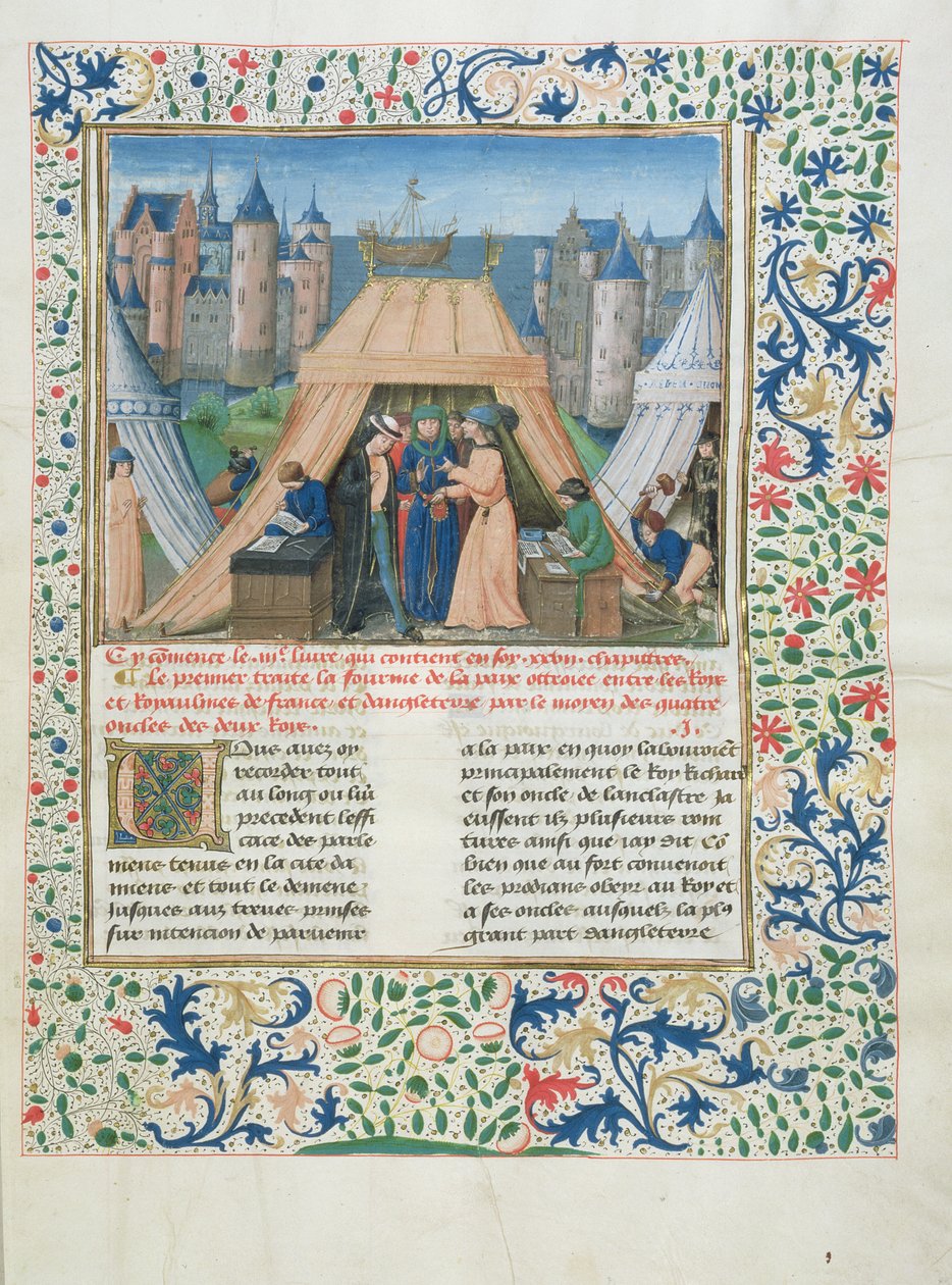 Vredesverdrag uit Chroniques d