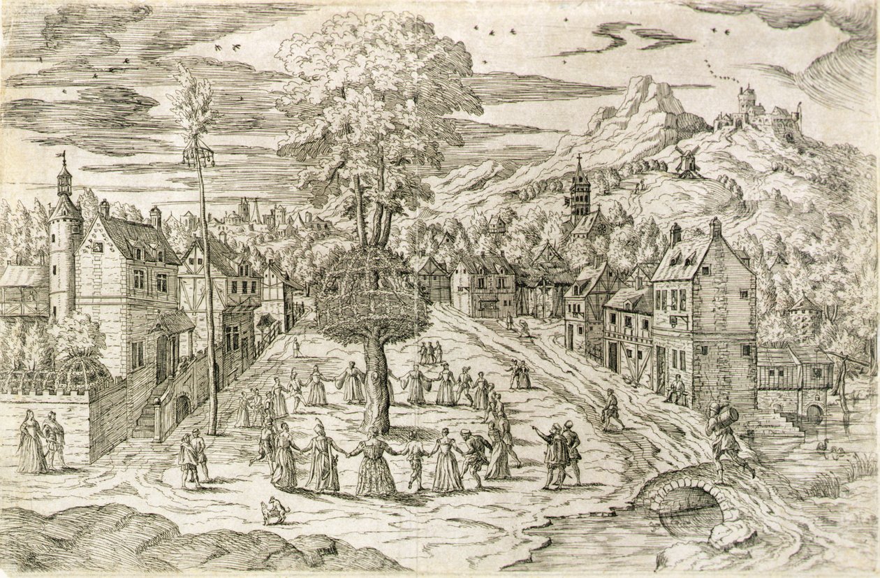 Meidag ceremonie door Flemish School