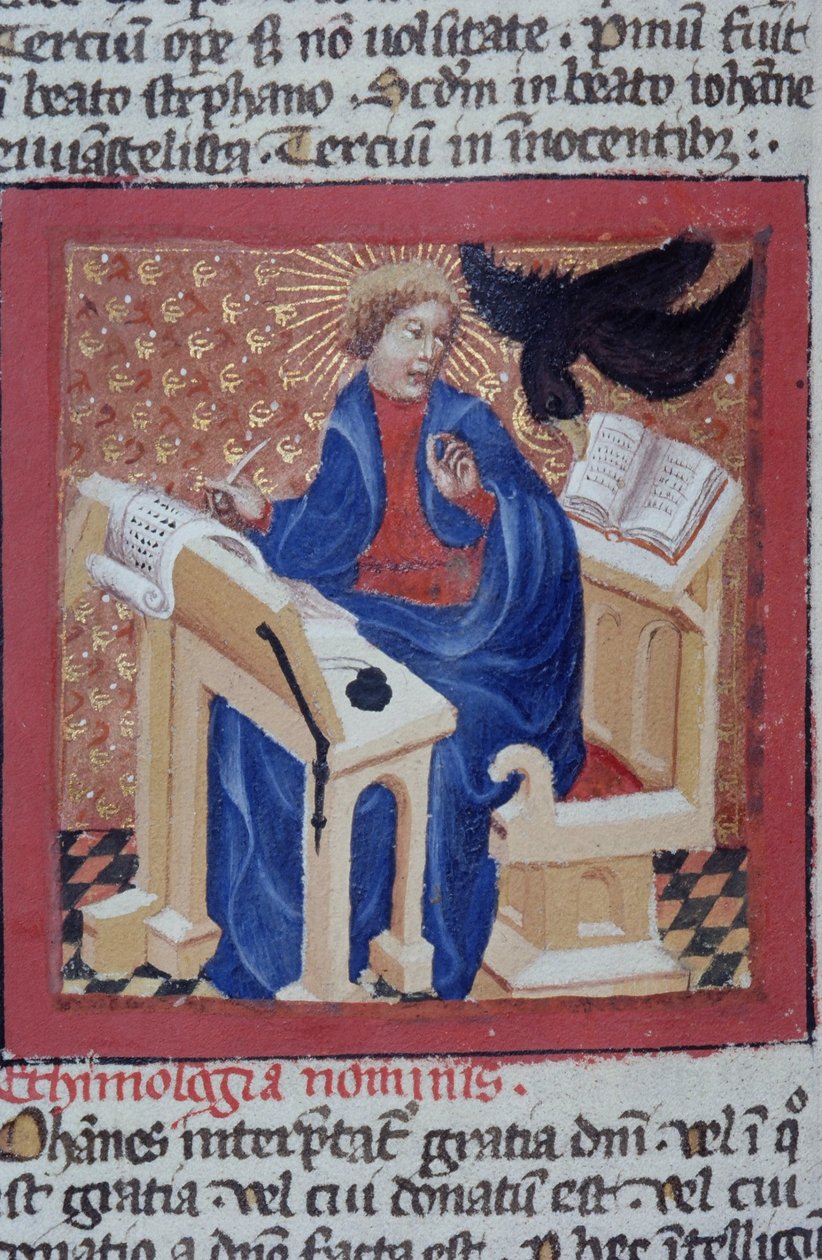 Pagina uit de Legenda Aurea, Brugge, ca. 1400-10 door Flemish School