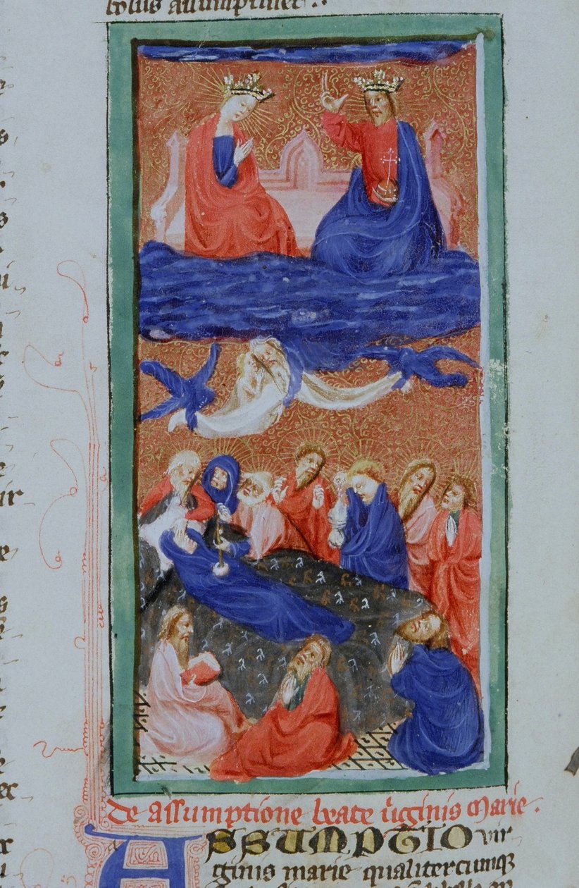 Pagina uit de Legenda Aurea, Brugge, ca. 1400-10 door Flemish School