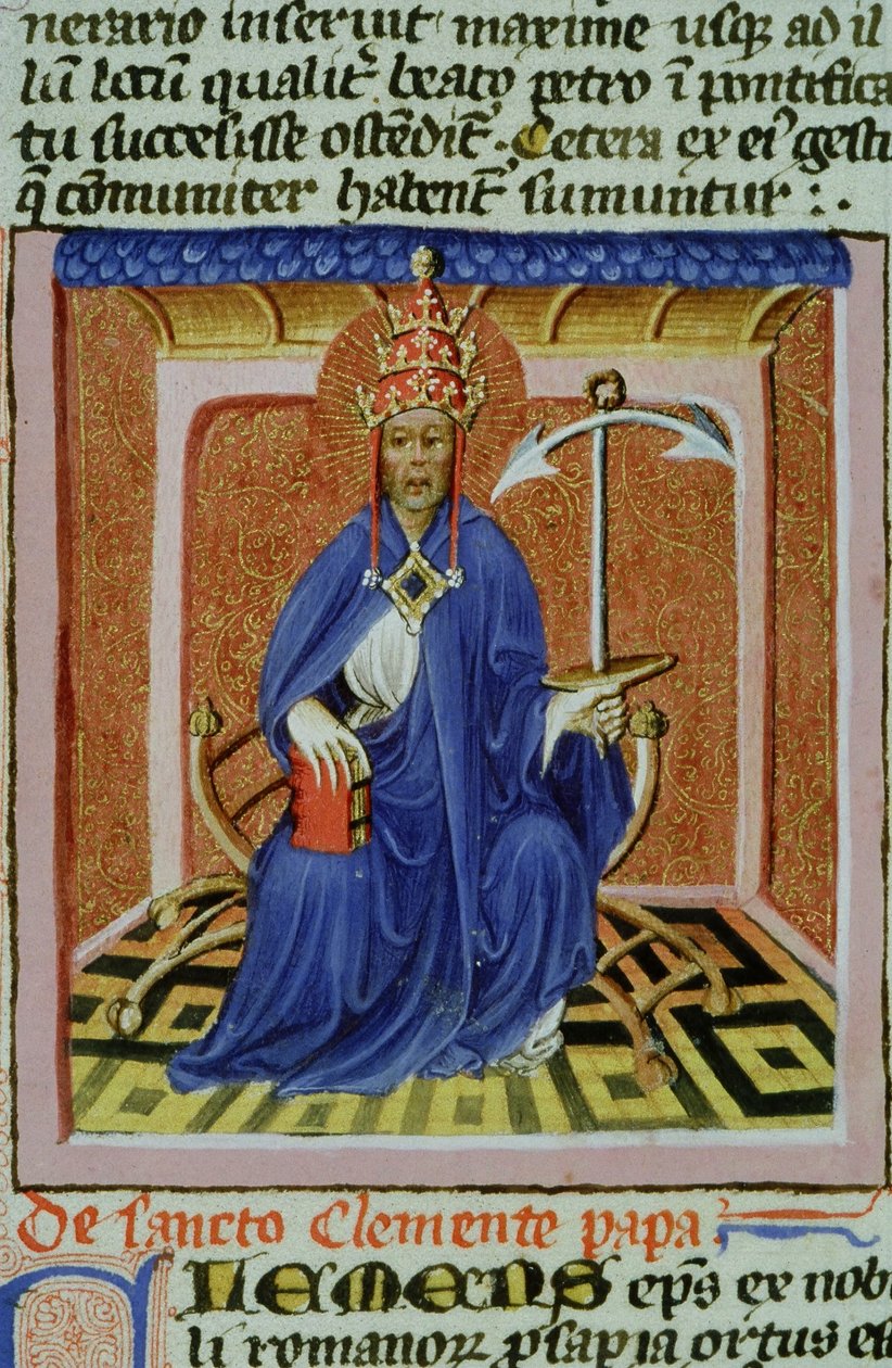 Pagina uit de Legenda Aurea, Brugge, ca. 1400-10 door Flemish School