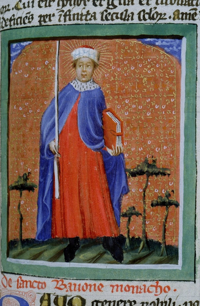 Pagina uit de Legenda Aurea, Brugge, ca. 1400-10 door Flemish School