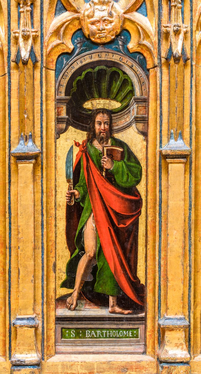 Reliekschrijn, Sint-Bartholomeus (Bartholomeus) door Flemish School