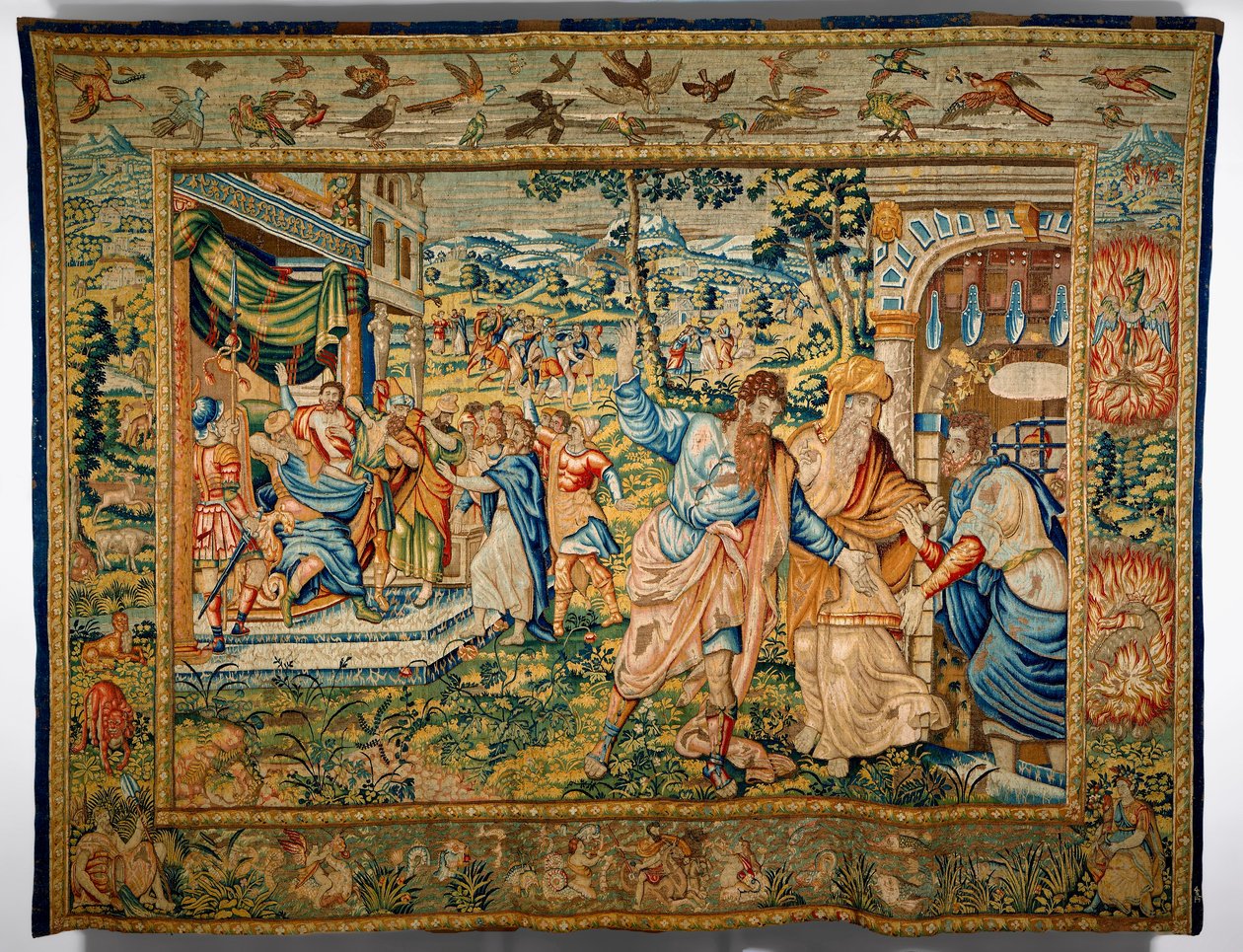 St. Paulus met Barnabas verdreven van de plaats van zijn prediking door Flemish School