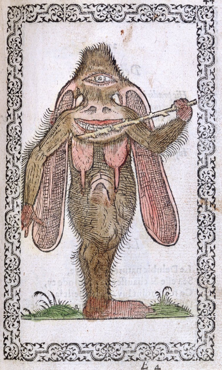 De Cycloop, illustratie uit Omnium fere gentium nostraeque aetatis Nationum Habitus et Effigies door Jean Sluperji, Antwerpen, 1572 door Flemish School