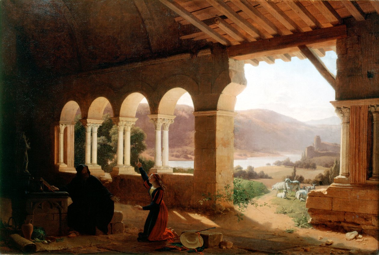 De Hermitage van Vancouleurs door Fleury François Richard
