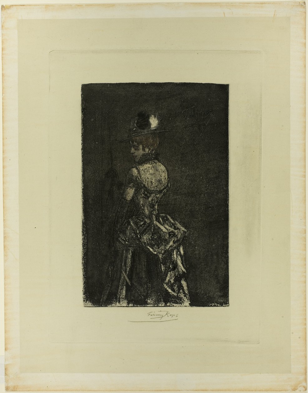 Eerste Stap door Félicien Rops