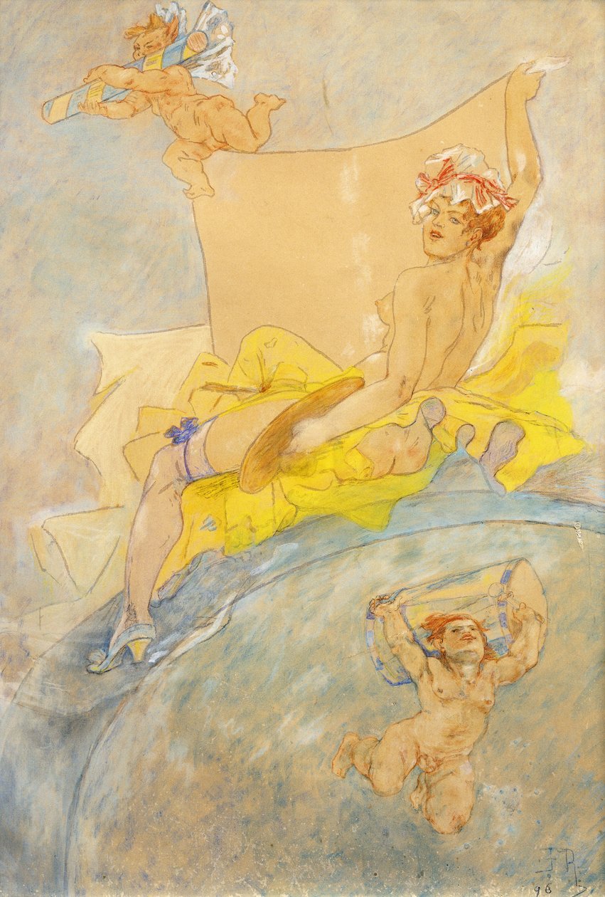 Poster voor een Tentoonstelling; Affiche pour une Exposition, 1896 door Félicien Rops