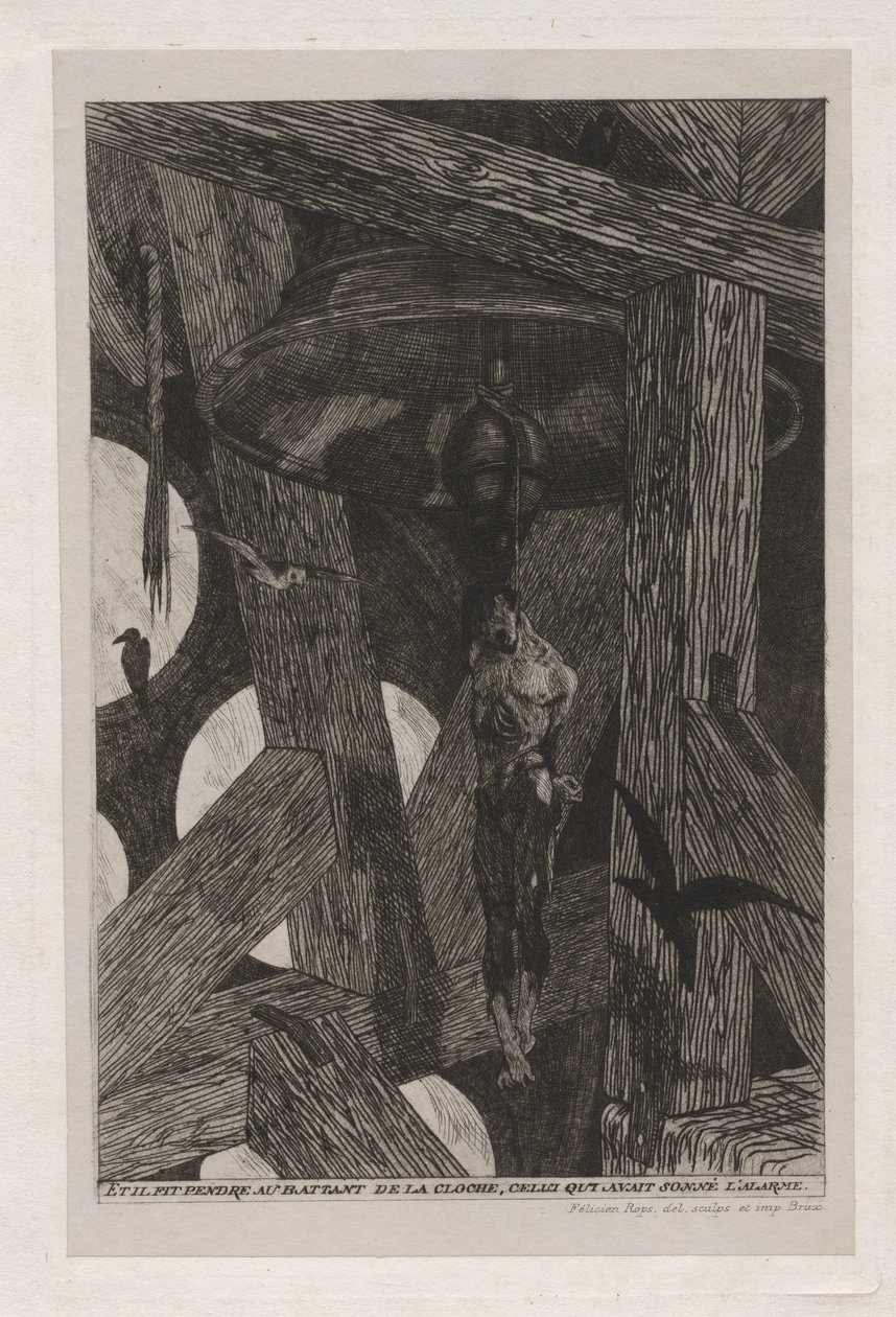 De Legende en Avonturen van Ulenspieghel en Lamme Goedzak: De Gehangene door Félicien Rops
