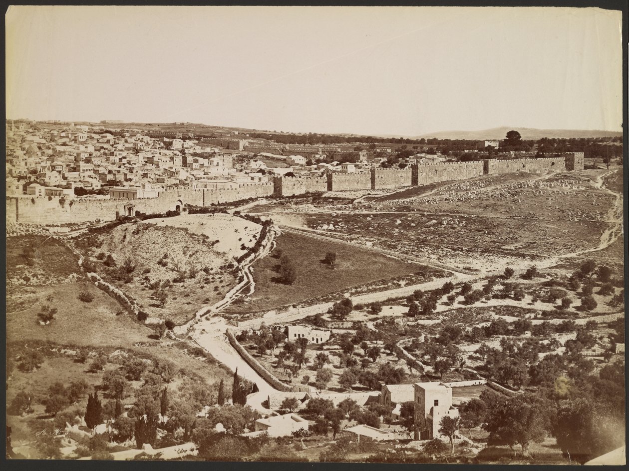 [Jeruzalem] door Félix Bonfils