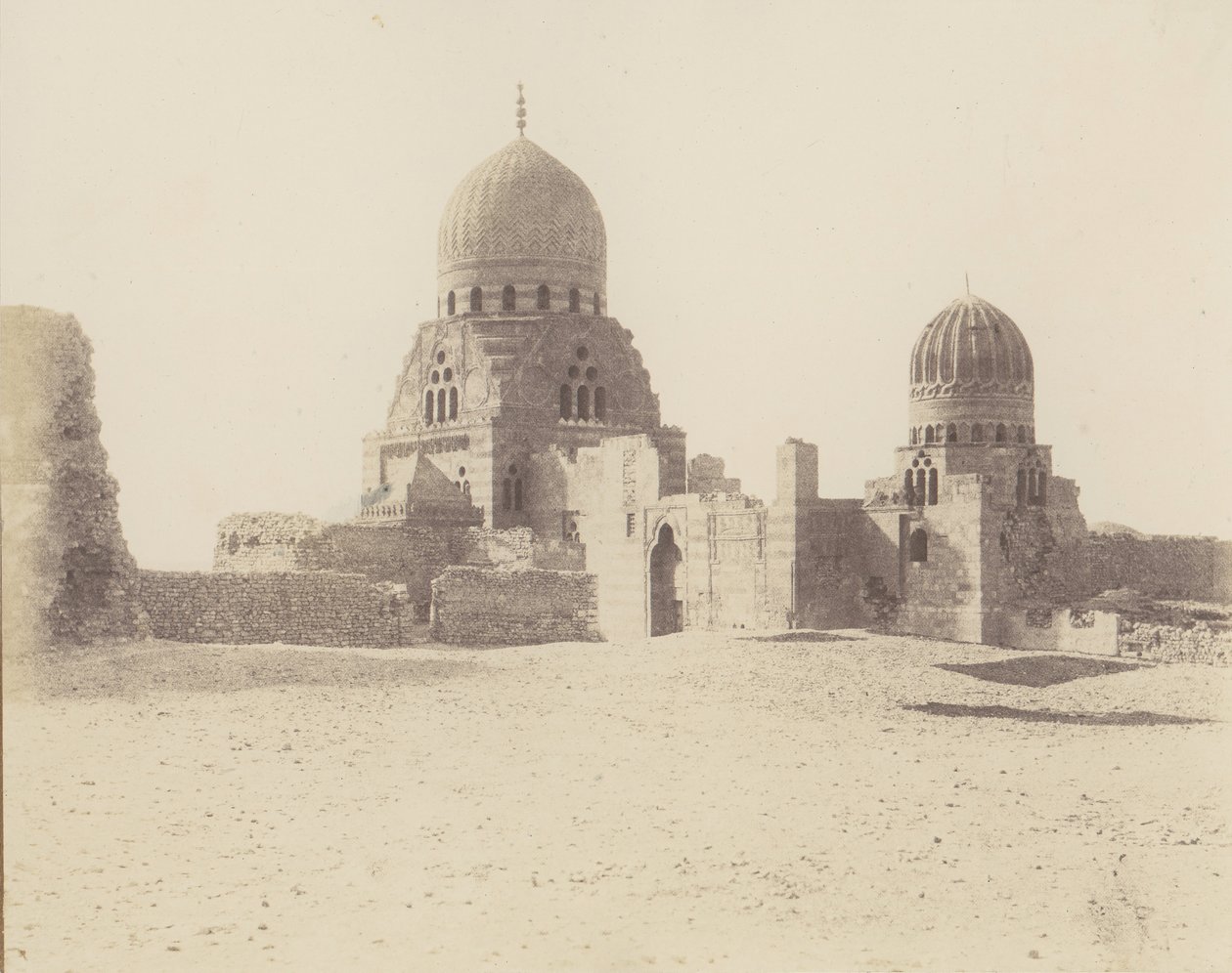 Le Kaire, Tombeaux de Sultans Mamelouks, 1851-52, gedrukt 1853-54 door Félix Teynard