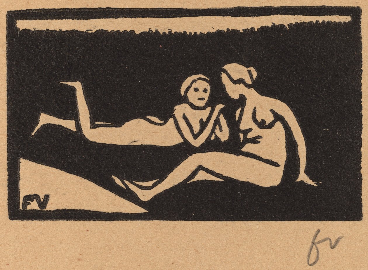 Baden op het Gras door Félix Vallotton