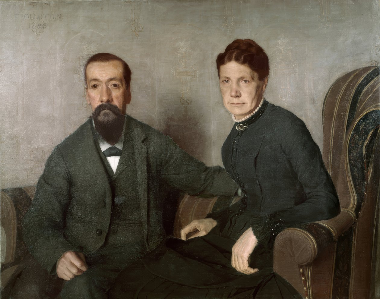Portret van de ouders van de kunstenaar door Félix Vallotton