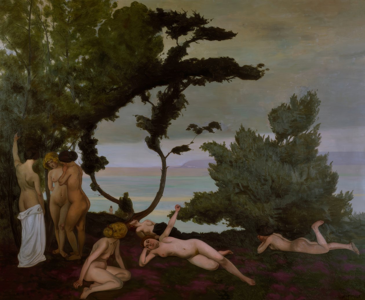 De zomer door Félix Vallotton