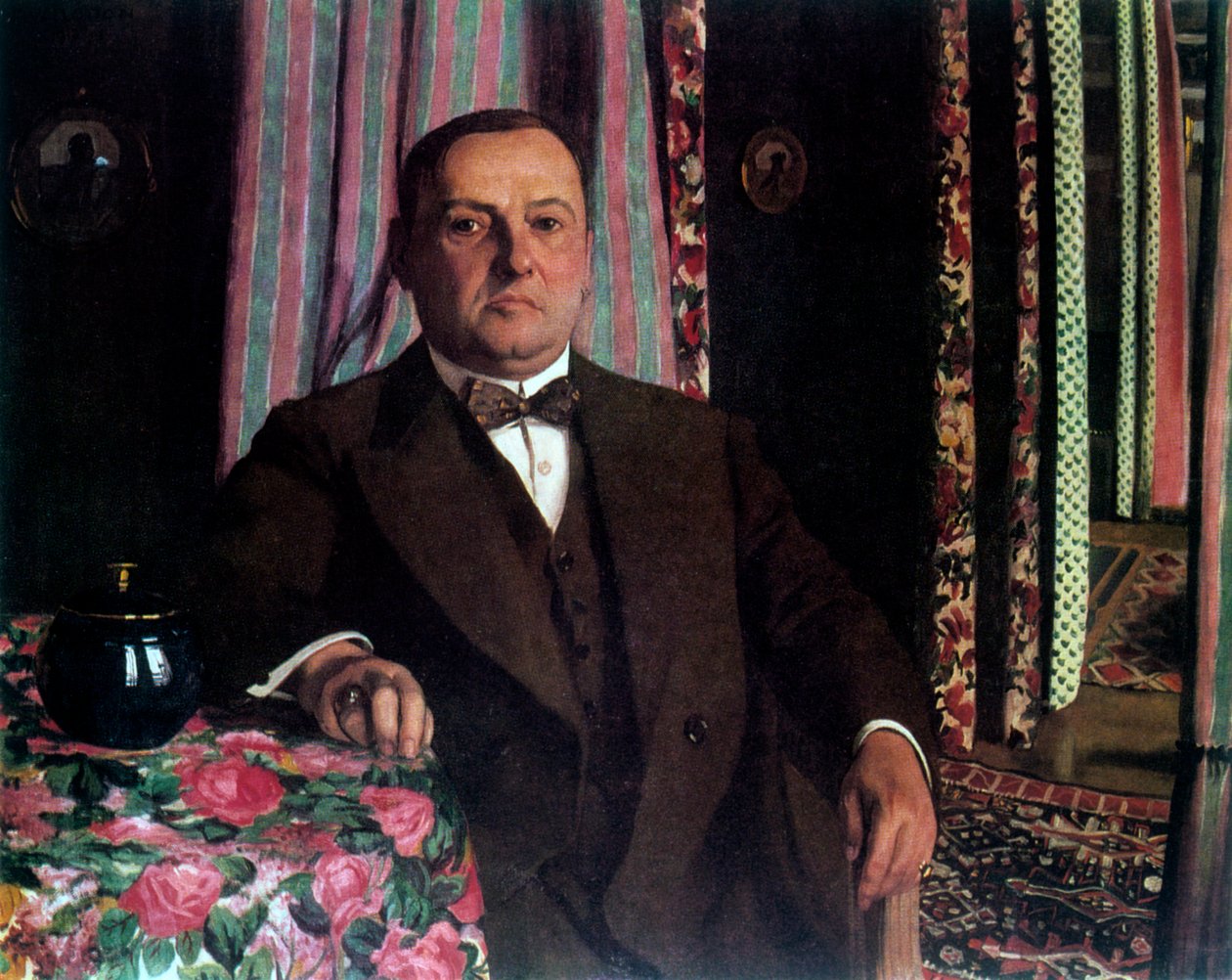 Portret van Georg E. Haasen, 1913 door Félix Vallotton
