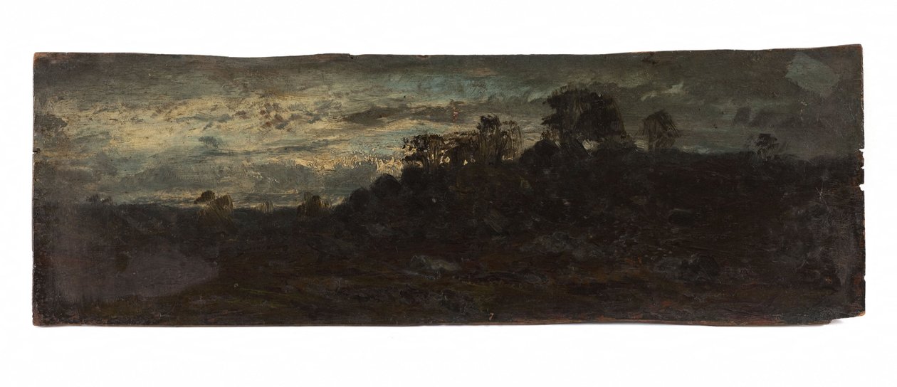 Barbizon, de avond, 2e helft van de 19e eeuw door Félix Ziem