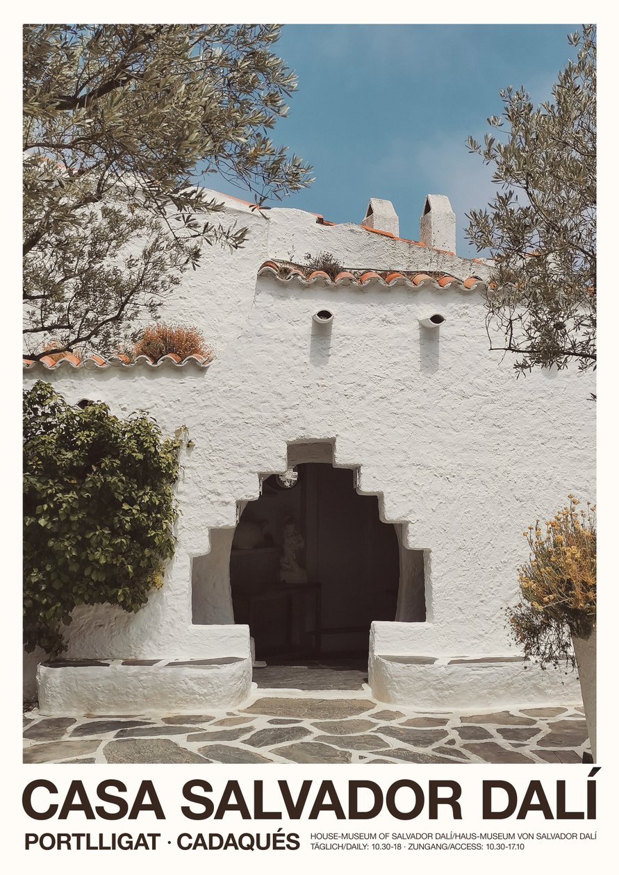 Vierkante Deur - Casa Salvador Dalí, 2023 door Florent Bodart