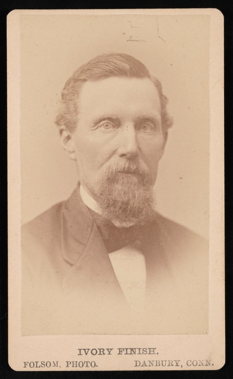 Portret van B.B. Kellogg, voor 1876 door Folsom Photo