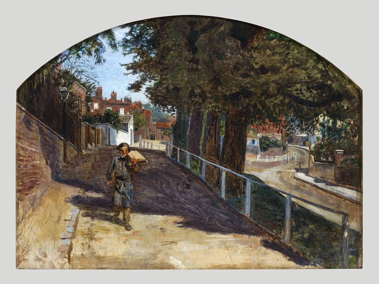 Heath Street, Hampstead door Ford Madox Brown