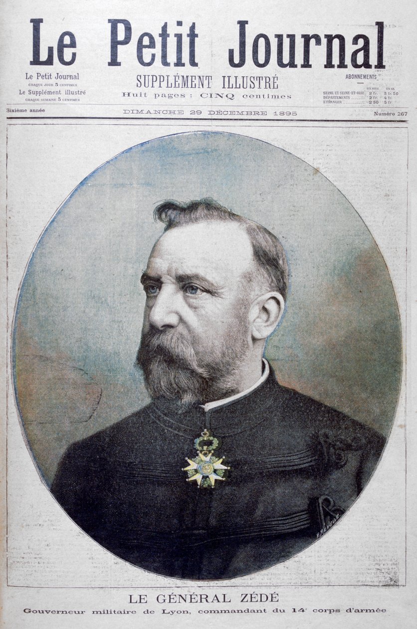 Generaal Zede, militair gouverneur van Lyon, Frankrijk door Fortuné Méaulle