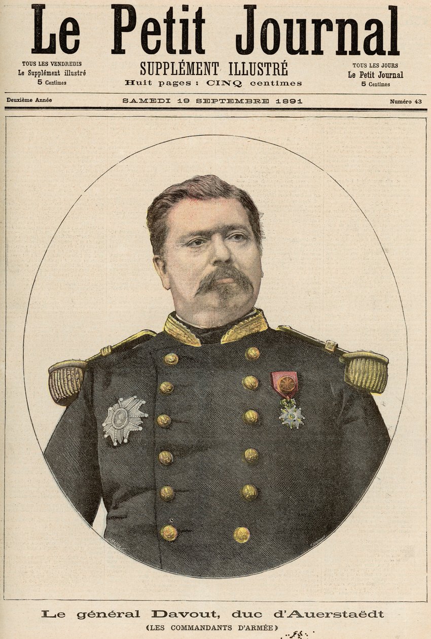 Generaal Louis Nicolas Davout, hertog van Auerstaedt, uit 