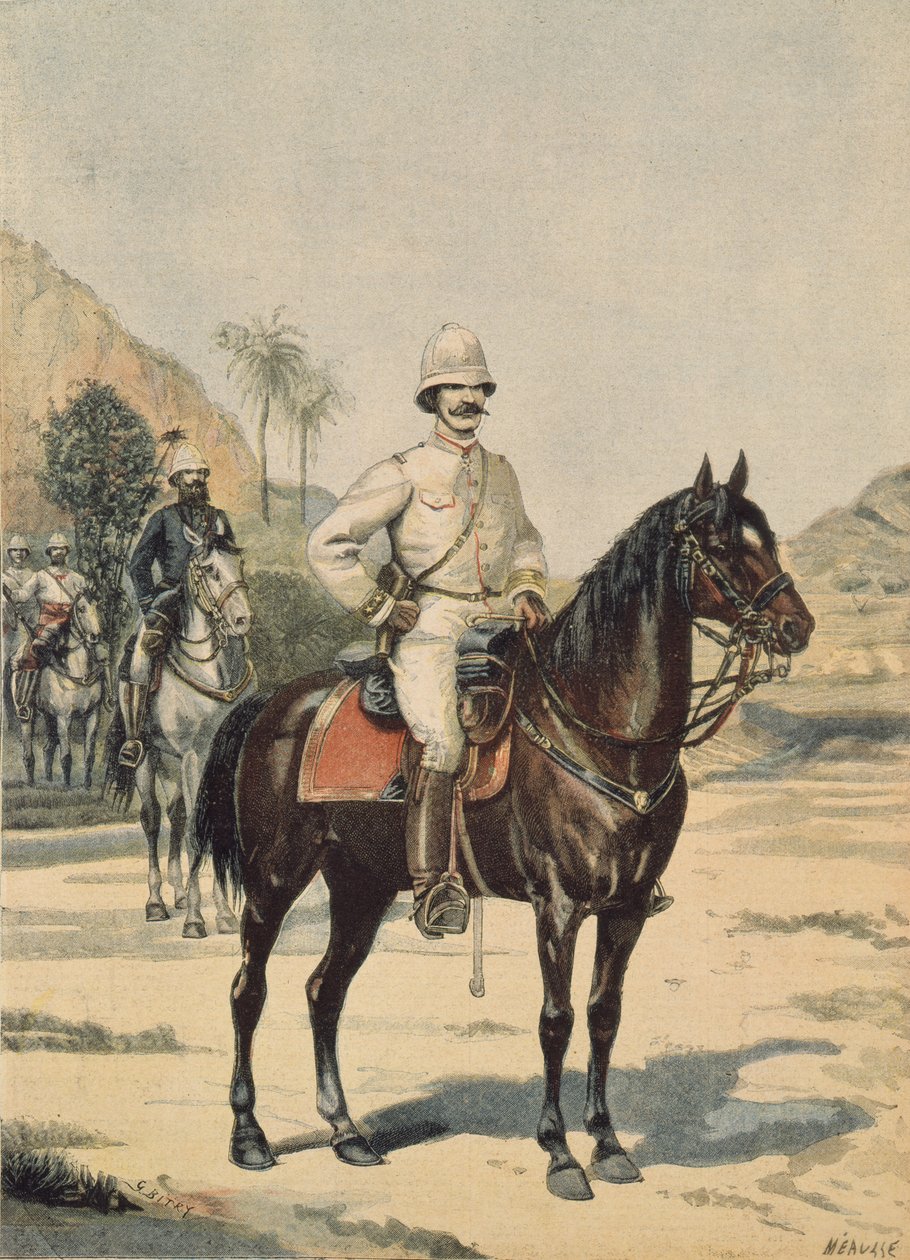 Generaal Gallieni, uit Le Petit Journal, 11 juni 1899 door Fortune Louis Meaulle