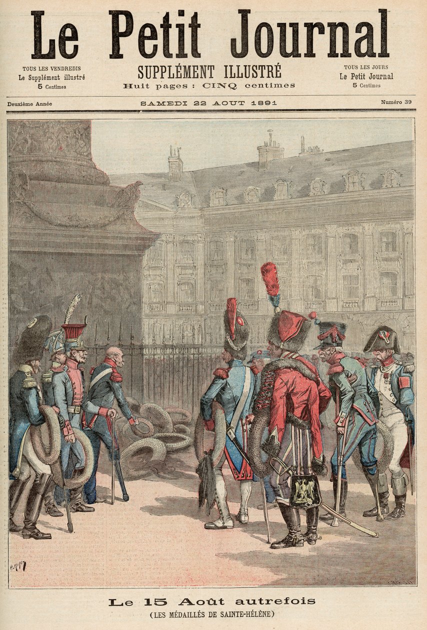 De 15e augustus van vroeger: De medailles van St. Helena, uit 