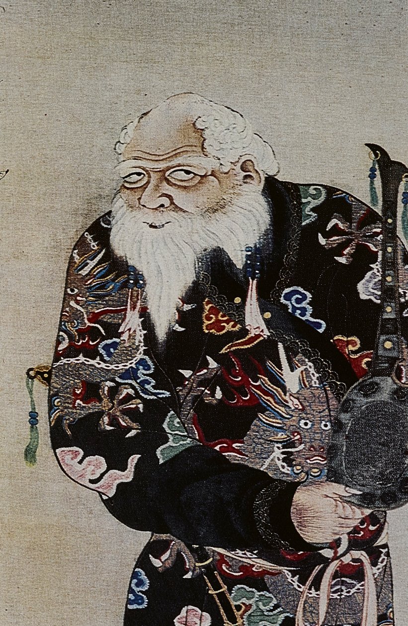 De grote leiders van de achttiende-eeuwse Ainu: Itokoi en Shinichi uit Akkeshi, Chosama uit Uraashibetsu en Shonko uit Noshappu, in het bijzonder, illustratie door Fosco Maraini