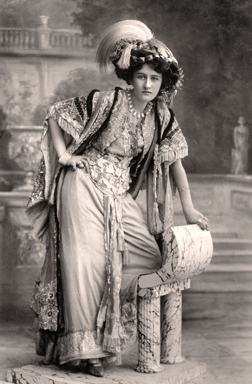 Elizabeth Firth, actrice, 1908 door Foulsham and Banfield
