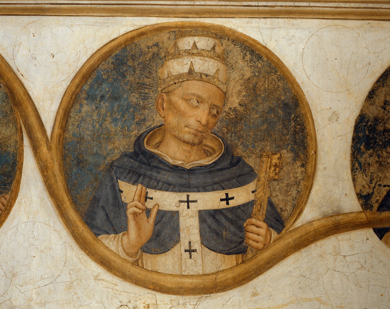 Paus Benedictus XI door Fra Angelico