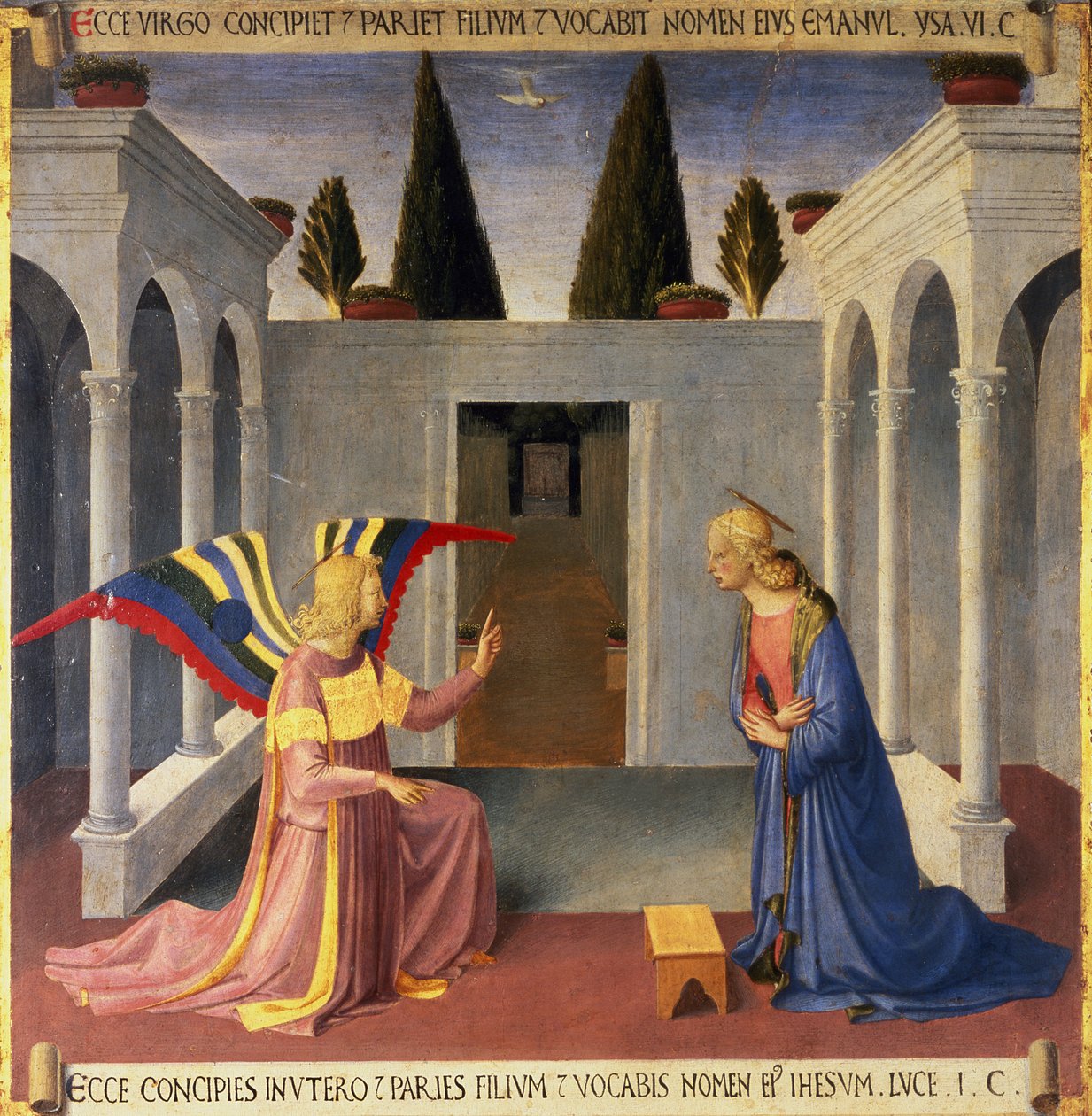 De Annunciatie (detail) door Fra Angelico
