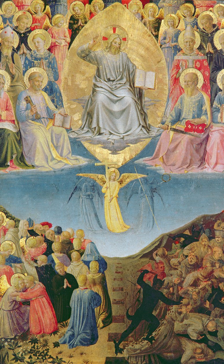 Het Laatste Oordeel, centraal paneel van een drieluik door Fra Angelico