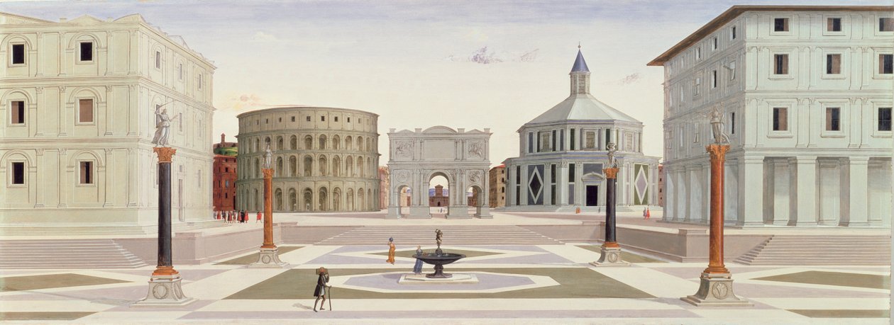 De Ideale Stad, c.1480 door Fra Carnevale