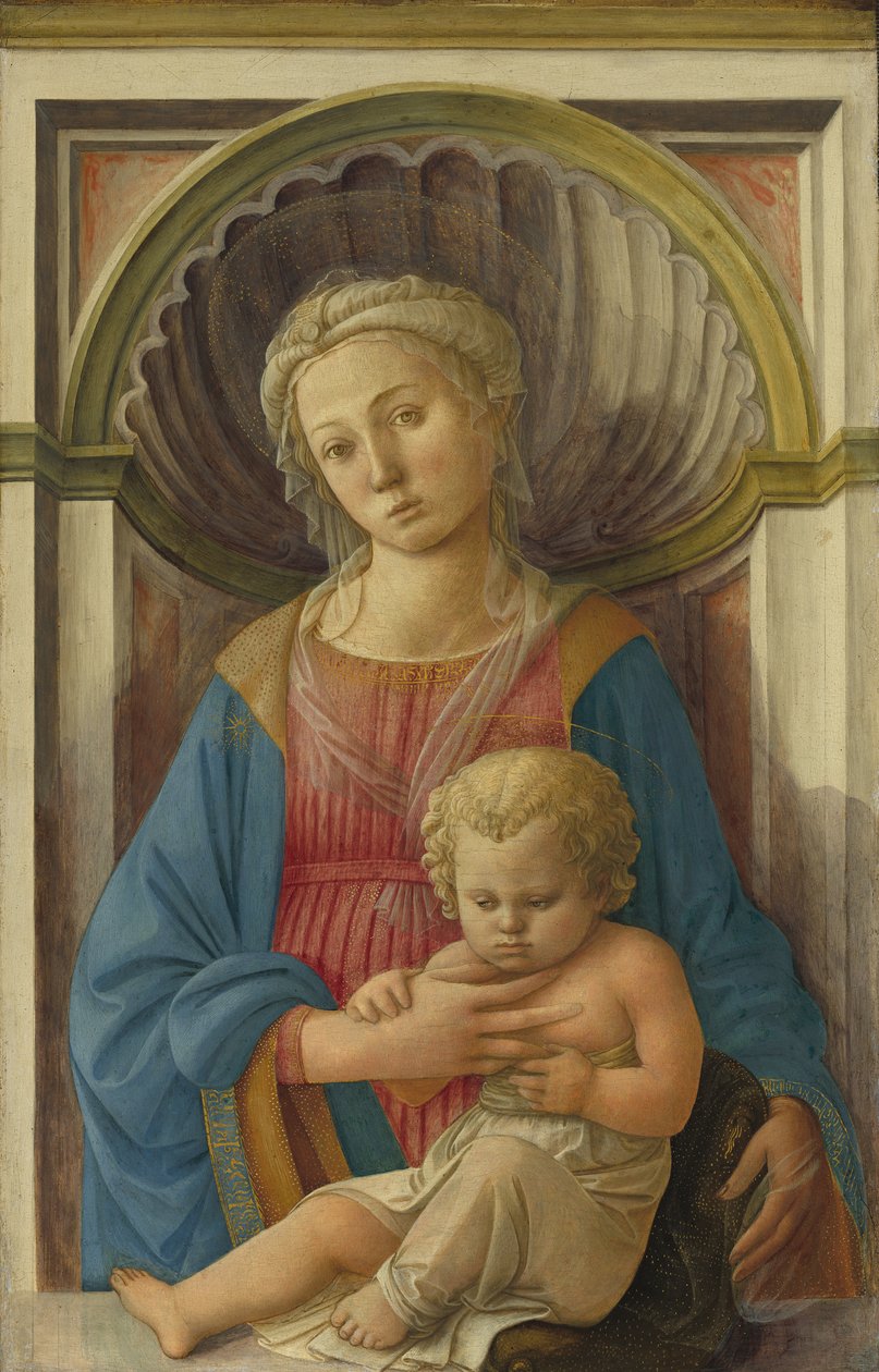 Madonna en kind, ca. 1440 door Fra Filippo Lippi