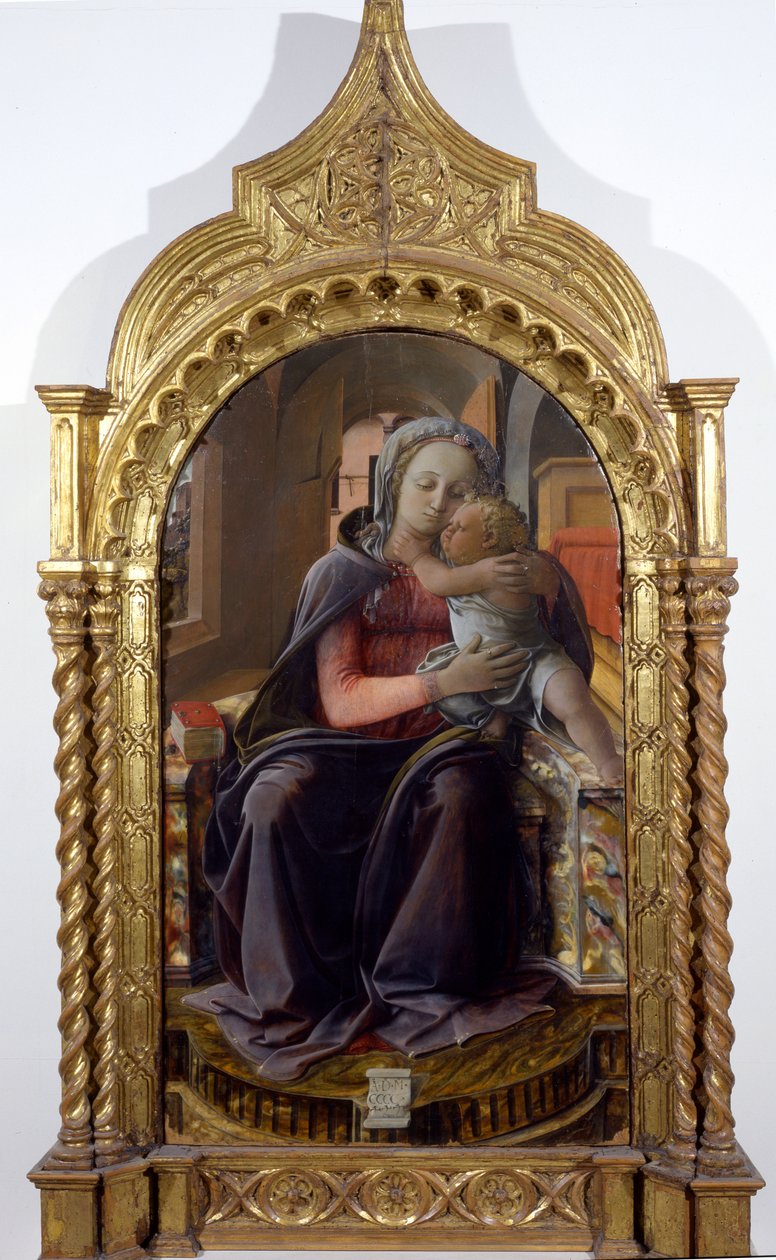 Madonna van Tarquinia, 1437 door Fra Filippo Lippi