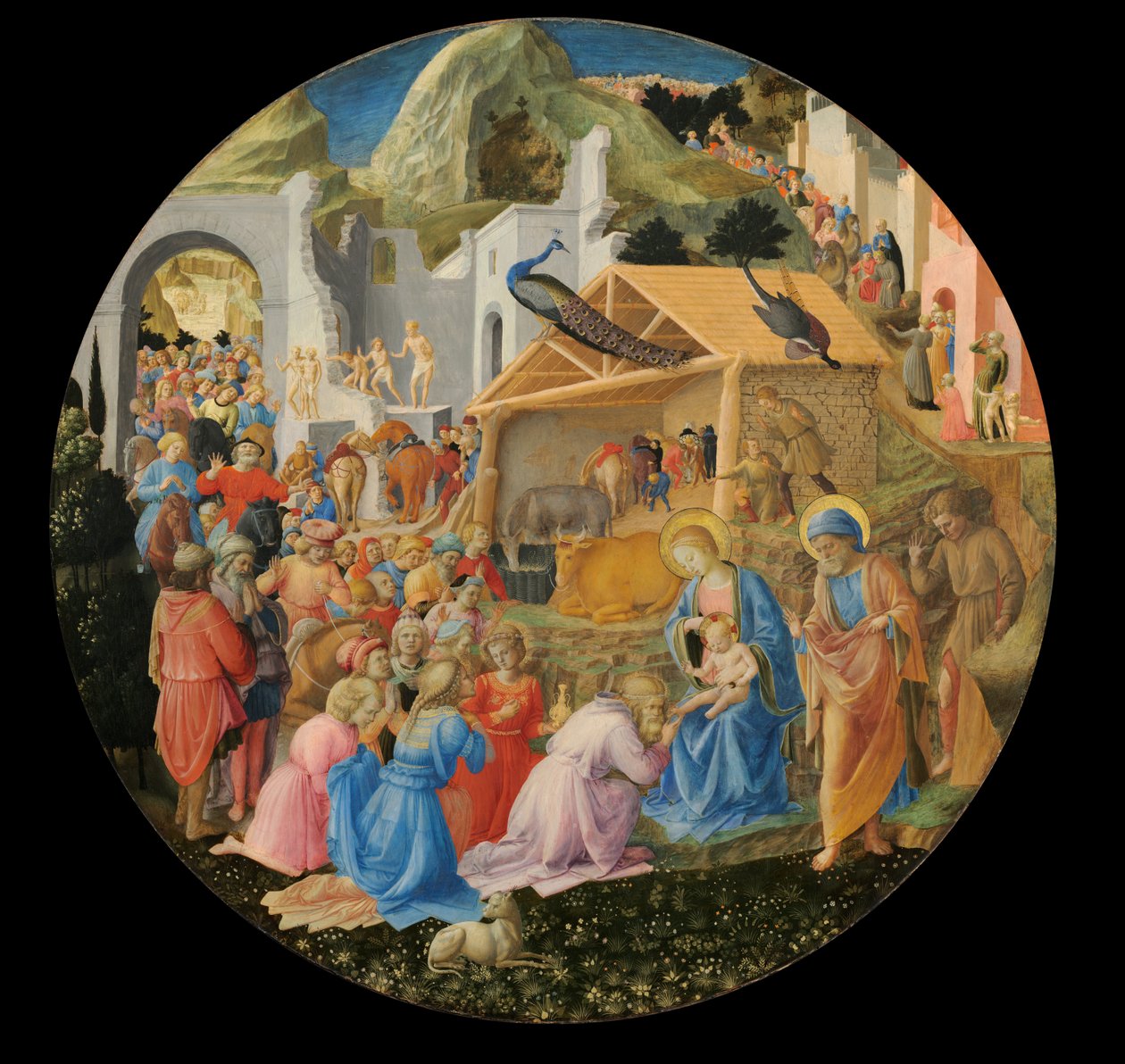 De aanbidding der wijzen door Fra Filippo Lippi