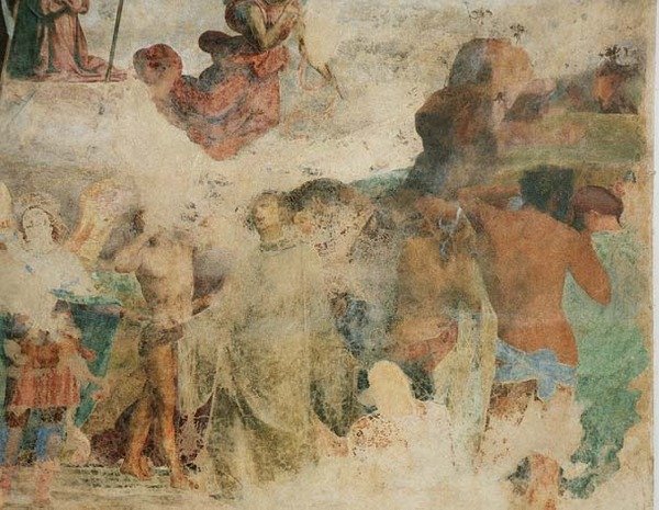 Het Laatste Oordeel, (detail) door Fra Bartolomeo
