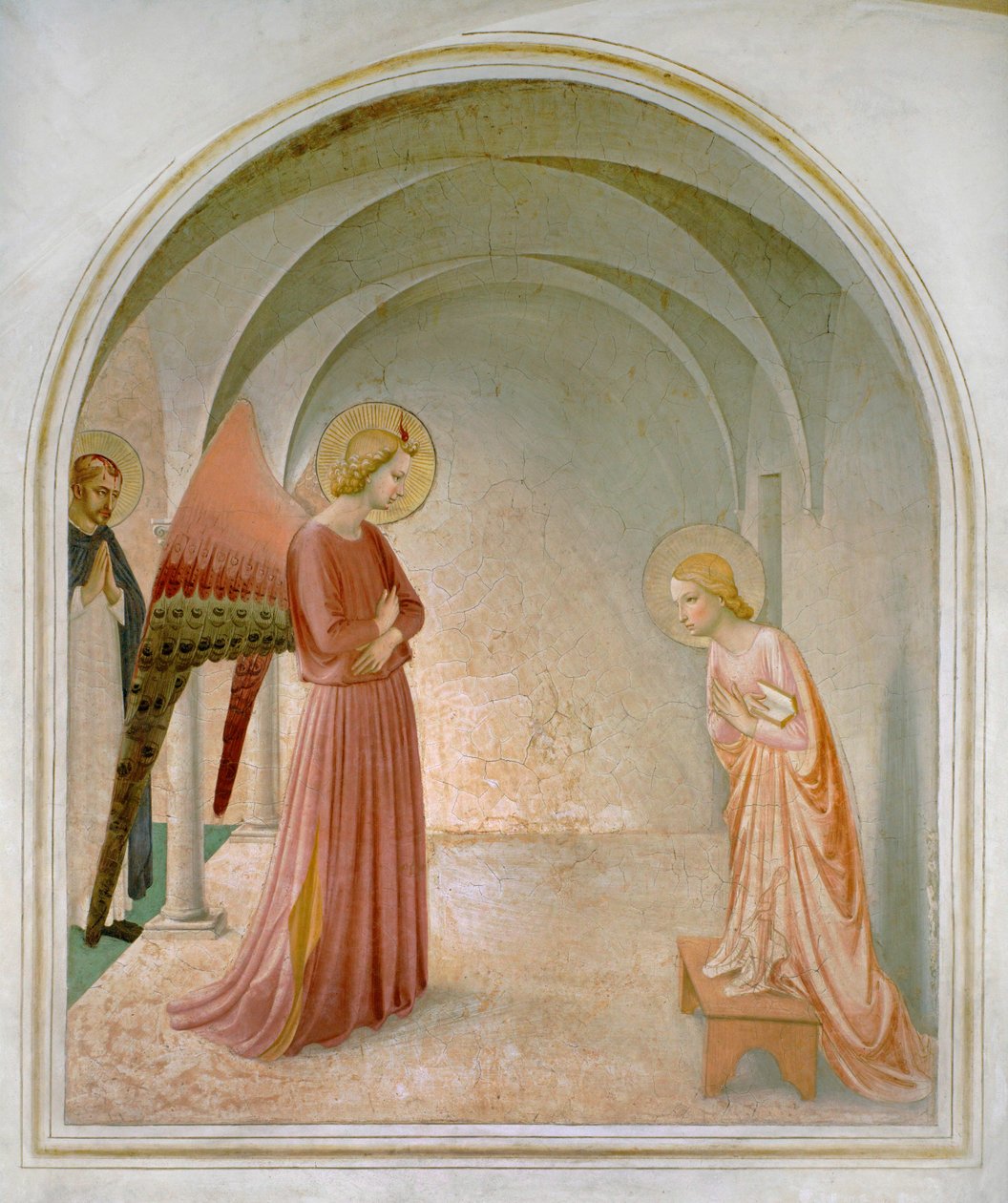 Cel 3: Aankondiging door Fra (c.1387-1455) Angelico