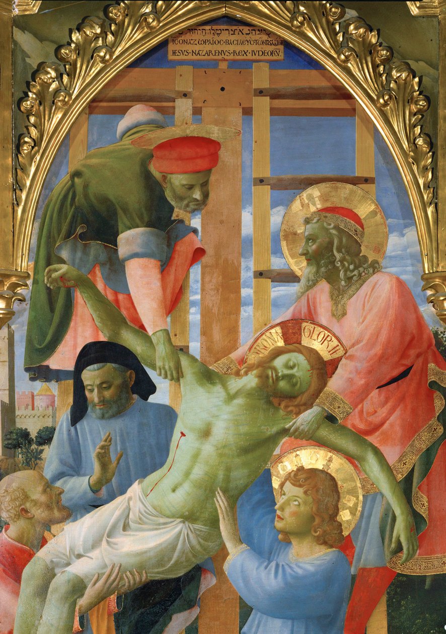 Afdaling van het Kruis door Fra (c.1387-1455) Angelico