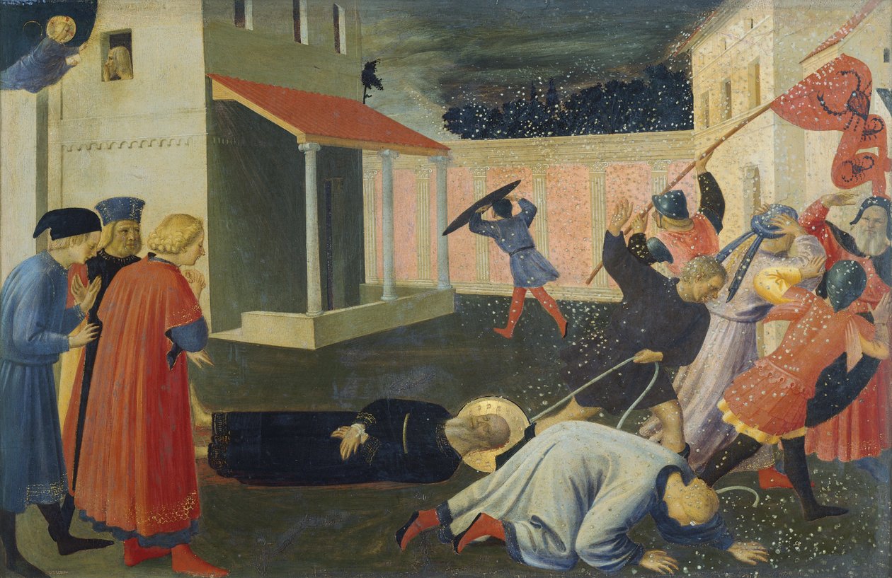 Het martelaarschap van San Marco (detail) door Fra (c.1387 1455) Angelico