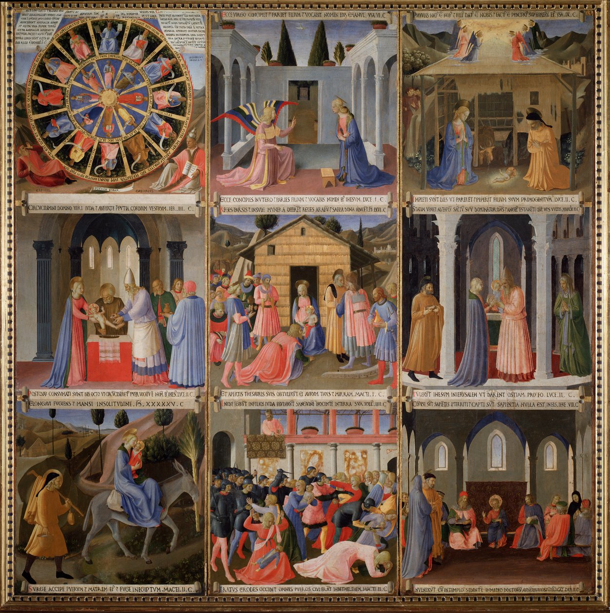 Armadio degli Argenti: Leven van Christus door Fra  Angelico