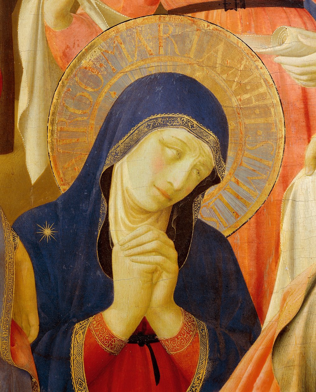 Kruisafneming of Altaarstuk van de Heilige Drie-eenheid door Fra (c.1387 1455) Angelico