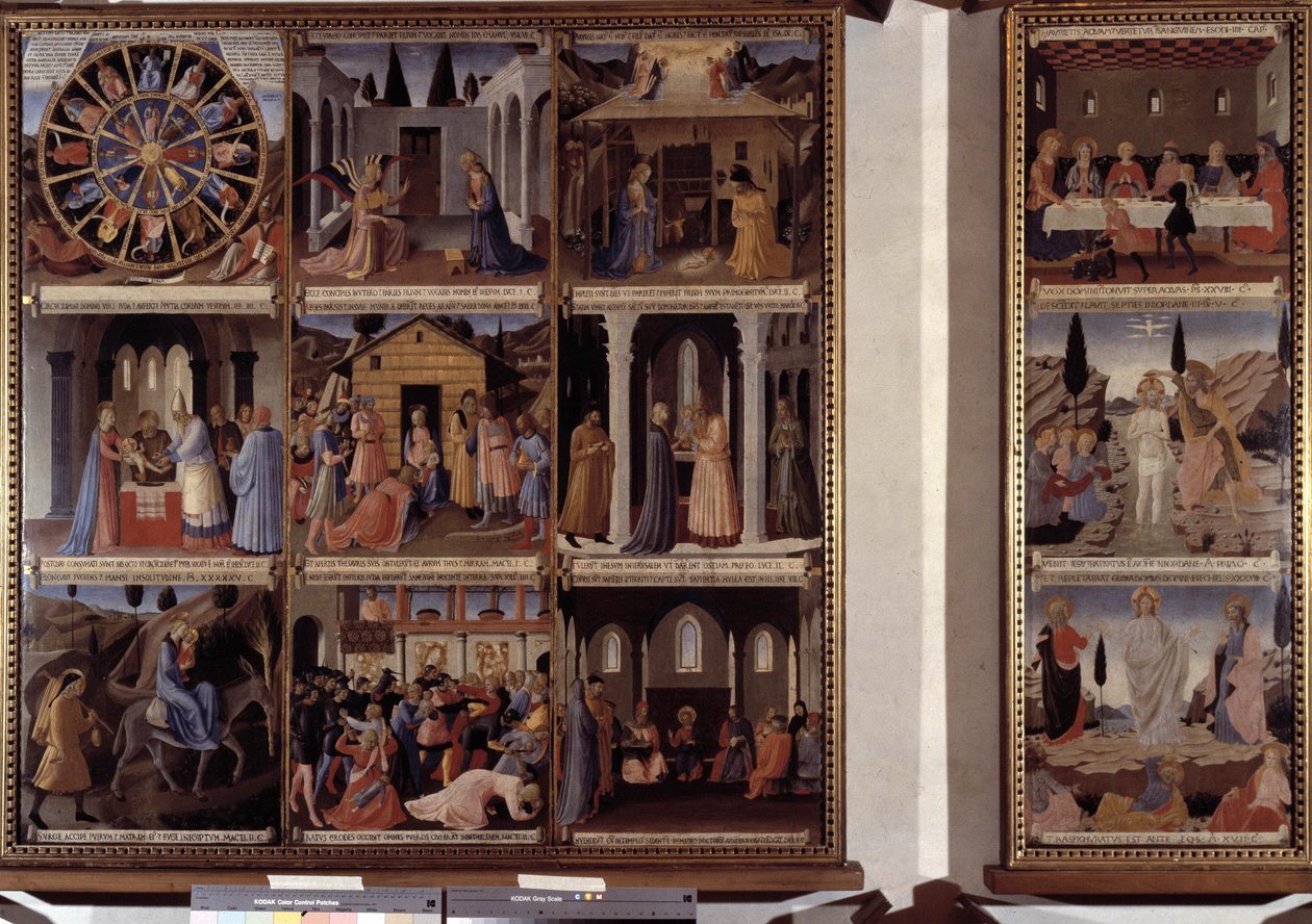 Scène uit het leven van Christus door Fra  Angelico