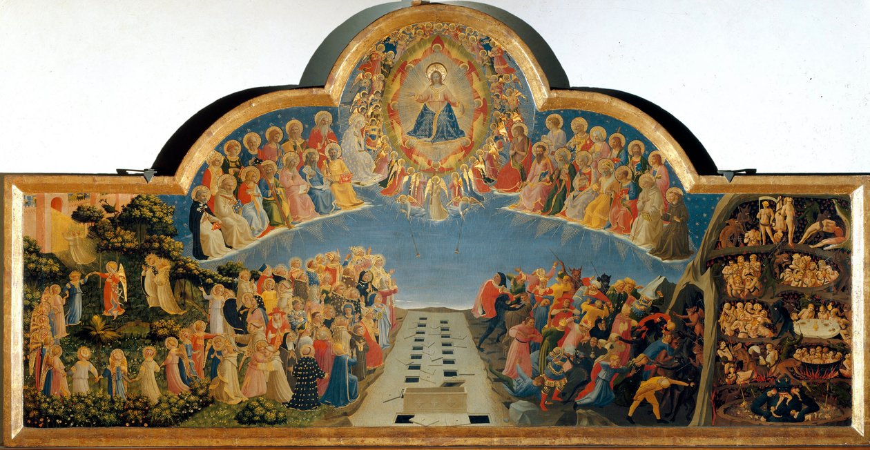 Het Laatste Oordeel door Fra  Angelico