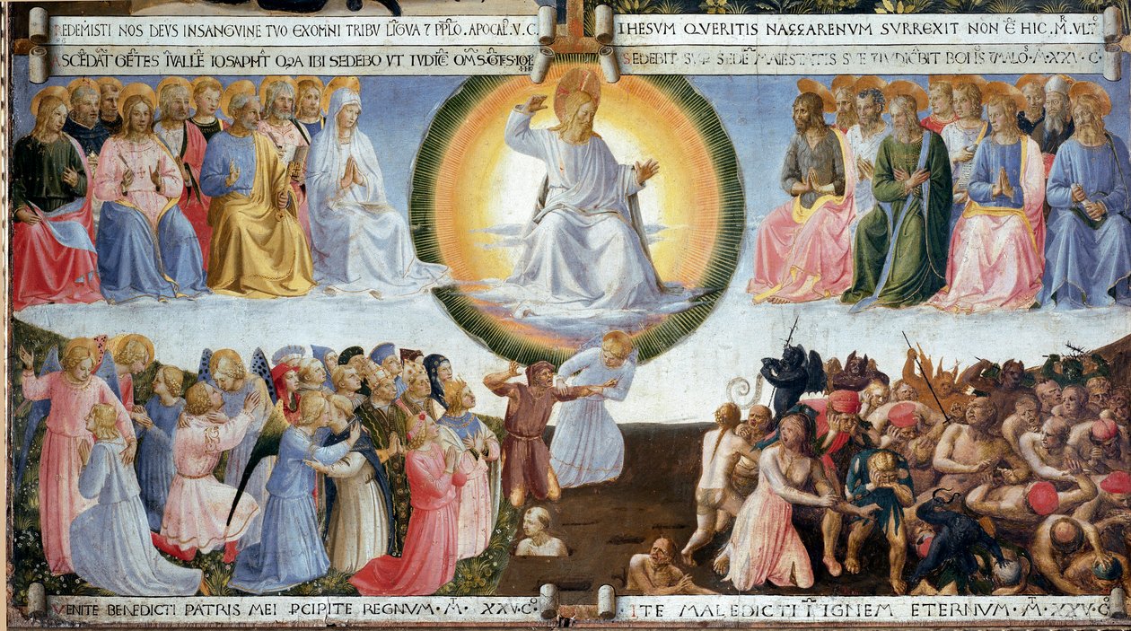 Het Laatste Oordeel door Fra  Angelico